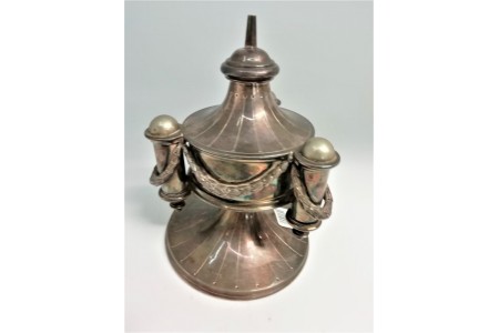 Aspersor de água de rosas em prata